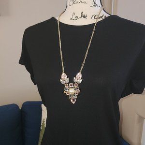 Crystal/Pearl Necklace